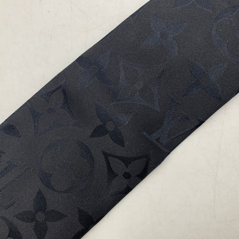 【中古品】【メンズ】 LOUIS VUITTON ルイ・ヴィトン M79406 ネクタイ オール アバウト モノグラム 179-260804-ya-05-izu カラー：ブラック 万代Net店