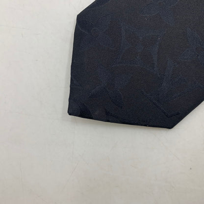 【中古品】【メンズ】 LOUIS VUITTON ルイ・ヴィトン M79406 ネクタイ オール アバウト モノグラム 179-260804-ya-05-izu カラー：ブラック 万代Net店