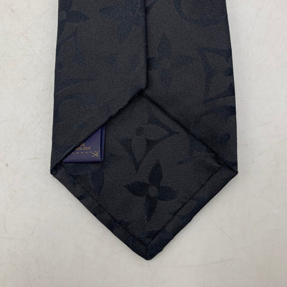 【中古品】【メンズ】 LOUIS VUITTON ルイ・ヴィトン M79406 ネクタイ オール アバウト モノグラム 179-260804-ya-05-izu カラー：ブラック 万代Net店