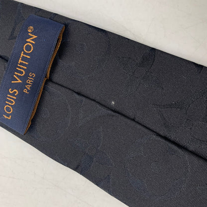 【中古品】【メンズ】 LOUIS VUITTON ルイ・ヴィトン M79406 ネクタイ オール アバウト モノグラム 179-260804-ya-05-izu カラー：ブラック 万代Net店
