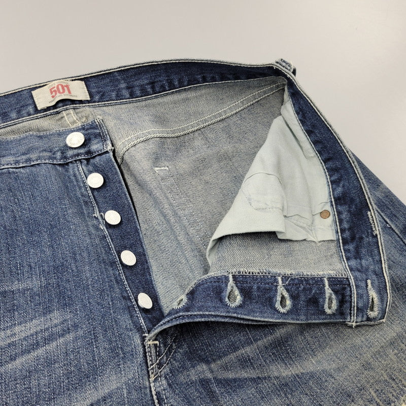 【中古品】【メンズ】 LEVI'S リーバイス 08501-01 2008年製 00S 501 DENIM PANTS デニム パンツ ズボン ボトムス 157-260809-ya-19-izu サイズ：36×32 カラー：インディゴ 万代Net店