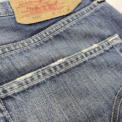 【中古品】【メンズ】 LEVI'S リーバイス 08501-01 2008年製 00S 501 DENIM PANTS デニム パンツ ズボン ボトムス 157-260809-ya-19-izu サイズ：36×32 カラー：インディゴ 万代Net店