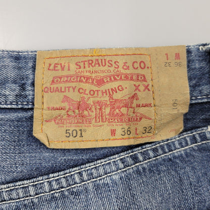 【中古品】【メンズ】 LEVI'S リーバイス 08501-01 2008年製 00S 501 DENIM PANTS デニム パンツ ズボン ボトムス 157-260809-ya-19-izu サイズ：36×32 カラー：インディゴ 万代Net店