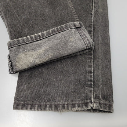 【中古品】【メンズ】 Levi's リーバイス 505 REGULAR FIT STRAIGHT LEG BLACK DENIM PANTS 00505-0260 レギュラーフィット デニムパンツ 刻印501 ジーンズ ズボン ボトムス 157-260805-ay-09-izu サイズ：34×32 カラー：ブラック 万代Net店