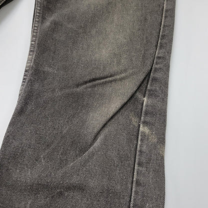 【中古品】【メンズ】 Levi's リーバイス 505 REGULAR FIT STRAIGHT LEG BLACK DENIM PANTS 00505-0260 レギュラーフィット デニムパンツ 刻印501 ジーンズ ズボン ボトムス 157-260805-ay-09-izu サイズ：34×32 カラー：ブラック 万代Net店
