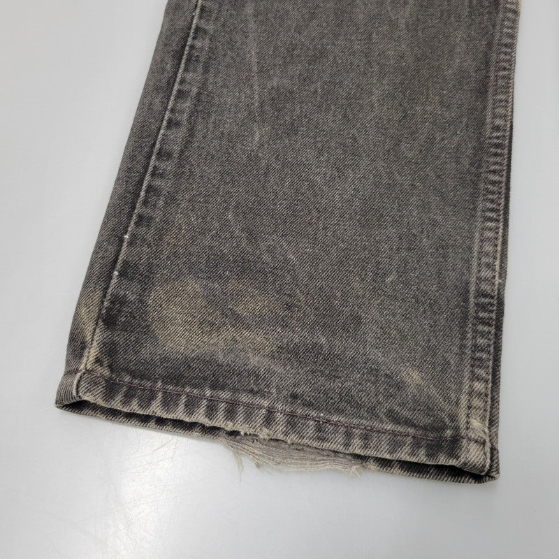 【中古品】【メンズ】 Levi's リーバイス 505 REGULAR FIT STRAIGHT LEG BLACK DENIM PANTS 00505-0260 レギュラーフィット デニムパンツ 刻印501 ジーンズ ズボン ボトムス 157-260805-ay-09-izu サイズ：34×32 カラー：ブラック 万代Net店
