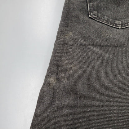 【中古品】【メンズ】 Levi's リーバイス 505 REGULAR FIT STRAIGHT LEG BLACK DENIM PANTS 00505-0260 レギュラーフィット デニムパンツ 刻印501 ジーンズ ズボン ボトムス 157-260805-ay-09-izu サイズ：34×32 カラー：ブラック 万代Net店
