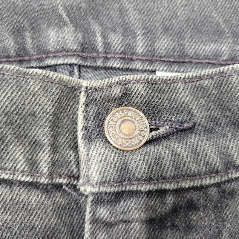 【中古品】【メンズ】 Levi's リーバイス 505 REGULAR FIT STRAIGHT LEG BLACK DENIM PANTS 00505-0260 レギュラーフィット デニムパンツ 刻印501 ジーンズ ズボン ボトムス 157-260805-ay-09-izu サイズ：34×32 カラー：ブラック 万代Net店