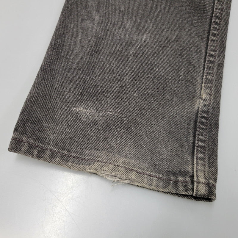 【中古品】【メンズ】 Levi's リーバイス 505 REGULAR FIT STRAIGHT LEG BLACK DENIM PANTS 00505-0260 レギュラーフィット デニムパンツ 刻印501 ジーンズ ズボン ボトムス 157-260805-ay-09-izu サイズ：34×32 カラー：ブラック 万代Net店