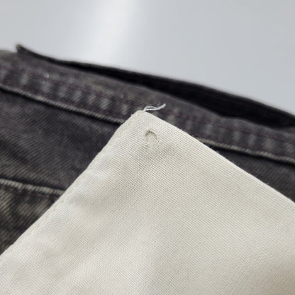【中古品】【メンズ】 Levi's リーバイス 505 REGULAR FIT STRAIGHT LEG BLACK DENIM PANTS 00505-0260 レギュラーフィット デニムパンツ 刻印501 ジーンズ ズボン ボトムス 157-260805-ay-09-izu サイズ：34×32 カラー：ブラック 万代Net店