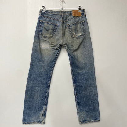 【現状渡し品】【メンズ】 Levi's リーバイス 501XX DENIM PANTS 00501-0000 デニムパンツ ジーンズ 刻印647 メキシコ製 157-260814-as-01-izu サイズ：35×36 カラー：インディゴ 万代Net店