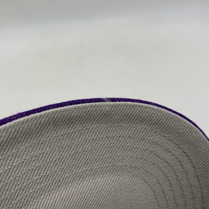 【中古美品】【メンズ/レディース】 SUPREME シュプリーム 26SS WORLD FAMOUS S LOGO 6-PANEL ワールド フェイマス エス ロゴ シックスパネル キャップ 帽子 185-260805-cs-01-izu サイズ：F カラー：パープル 万代Net店