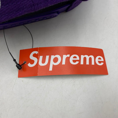 【中古美品】【メンズ/レディース】 SUPREME シュプリーム 26SS WORLD FAMOUS S LOGO 6-PANEL ワールド フェイマス エス ロゴ シックスパネル キャップ 帽子 185-260805-cs-01-izu サイズ：F カラー：パープル 万代Net店