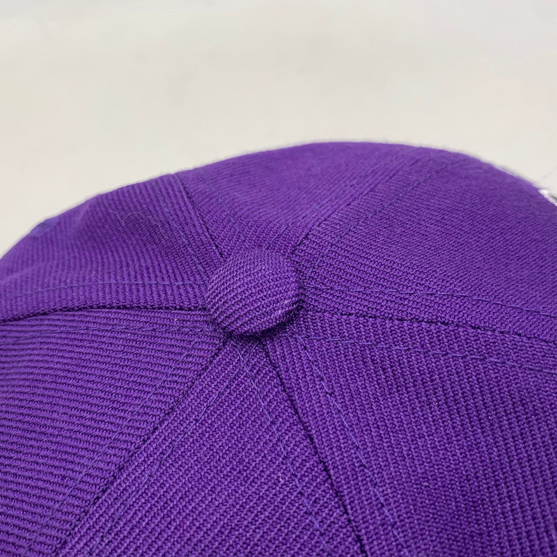 【中古美品】【メンズ/レディース】 SUPREME シュプリーム 26SS WORLD FAMOUS S LOGO 6-PANEL ワールド フェイマス エス ロゴ シックスパネル キャップ 帽子 185-260805-cs-01-izu サイズ：F カラー：パープル 万代Net店
