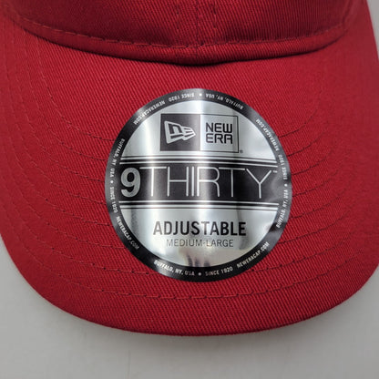 【中古美品】【メンズ/レディース】 NEW ERA ニューエラ × #RE:ROOM リルーム 9THIRTY ADJUSTABLE CAP REH163 キャップ 帽子 185-260808-as-23-izu サイズ：M/L カラー：レッド 万代Net店