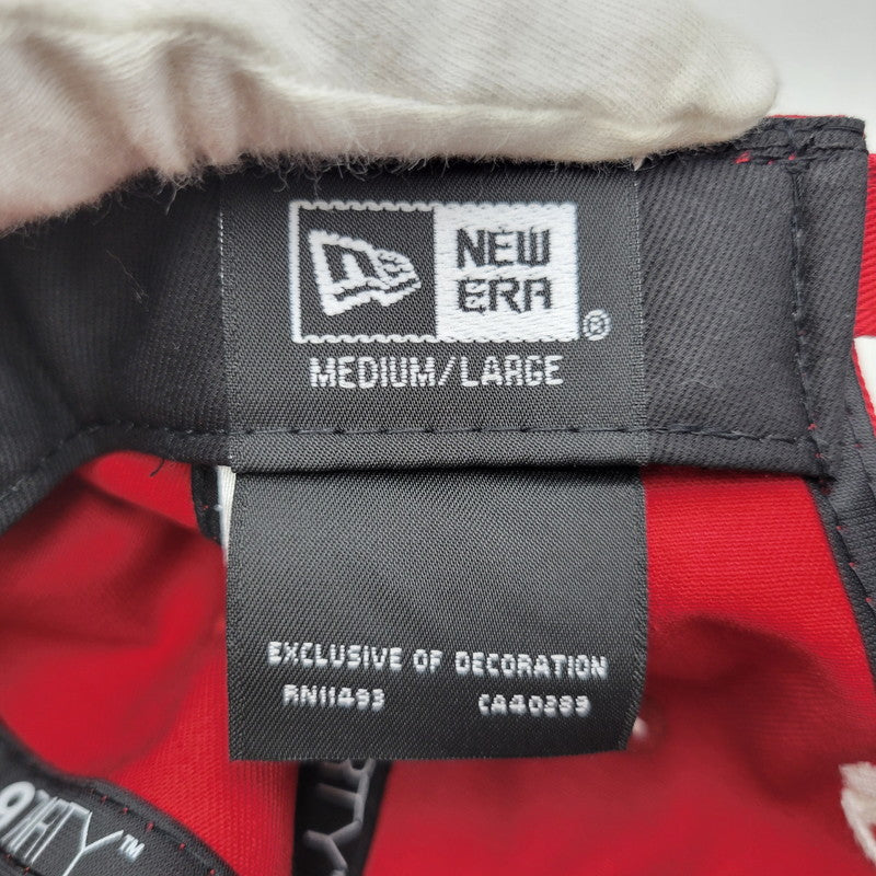 【中古美品】【メンズ/レディース】 NEW ERA ニューエラ × #RE:ROOM リルーム 9THIRTY ADJUSTABLE CAP REH163 キャップ 帽子 185-260808-as-23-izu サイズ：M/L カラー：レッド 万代Net店