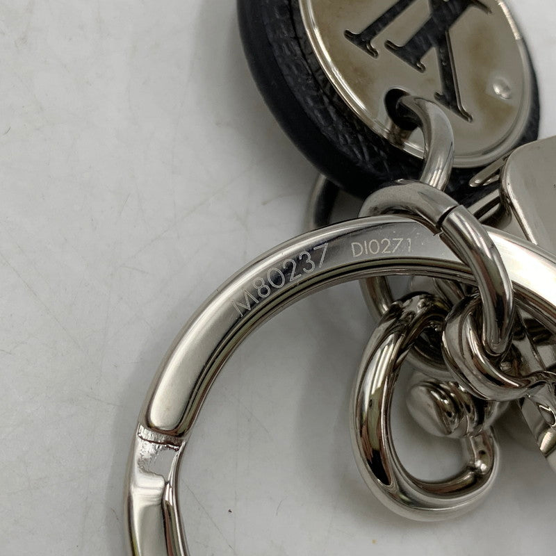 【中古品】【メンズ/レディース】 LOUIS VUITTON ルイ・ヴィトン M80237 ポルトクレ・ネオ LV クラブ キーリング 小物 182-260805-cs-10-izu カラー：シルバー×ブラック 万代Net店