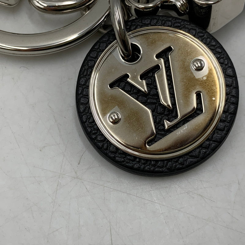 【中古品】【メンズ/レディース】 LOUIS VUITTON ルイ・ヴィトン M80237 ポルトクレ・ネオ LV クラブ キーリング 小物 182-260805-cs-10-izu カラー：シルバー×ブラック 万代Net店