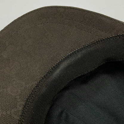 【中古品】【メンズ/レディース】 GUCCI グッチ 200035 KQWBG ORIGINAL GG CANVAS BASEBALL HAT オリジナル ジージー キャンバス ベースボール ハット キャップ 帽子 183-260805-cs-02-izu サイズ：M カラー：ブラック 万代Net店