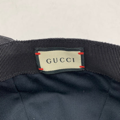 【中古品】【メンズ/レディース】 GUCCI グッチ 200035 KQWBG ORIGINAL GG CANVAS BASEBALL HAT オリジナル ジージー キャンバス ベースボール ハット キャップ 帽子 183-260805-cs-02-izu サイズ：M カラー：ブラック 万代Net店