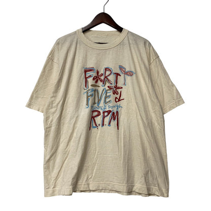 【中古品】【レディース】 45R フォーティーファイブアール 天笠ヒッピーフラワーロゴプリントの908オーシャン Tシャツ 半袖 トップス 168-260805-yn-03-izu サイズ：4 カラー：アイボリー 万代Net店