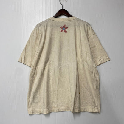 【中古品】【レディース】 45R フォーティーファイブアール 天笠ヒッピーフラワーロゴプリントの908オーシャン Tシャツ 半袖 トップス 168-260805-yn-03-izu サイズ：4 カラー：アイボリー 万代Net店