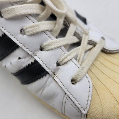 【現状渡し品】【メンズ】 adidas アディダス × NIGO ニゴー SUPERSTAR M21511 スーパースター スニーカー 靴 161-260814-as-14-izu サイズ：26.5cm カラー：ホワイト×ブラック 万代Net店