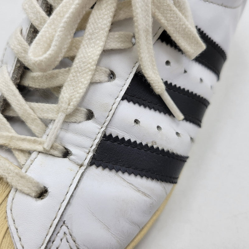 【現状渡し品】【メンズ】 adidas アディダス × NIGO ニゴー SUPERSTAR M21511 スーパースター スニーカー 靴 161-260814-as-14-izu サイズ：26.5cm カラー：ホワイト×ブラック 万代Net店