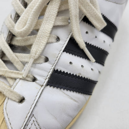 【現状渡し品】【メンズ】 adidas アディダス × NIGO ニゴー SUPERSTAR M21511 スーパースター スニーカー 靴 161-260814-as-14-izu サイズ：26.5cm カラー：ホワイト×ブラック 万代Net店