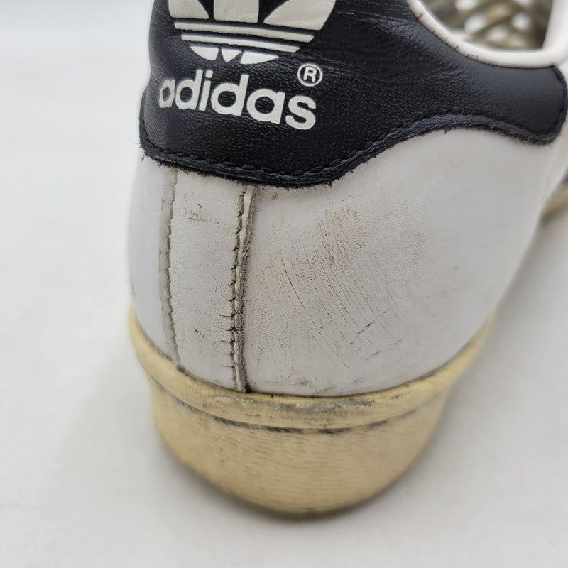 【現状渡し品】【メンズ】 adidas アディダス × NIGO ニゴー SUPERSTAR M21511 スーパースター スニーカー 靴 161-260814-as-14-izu サイズ：26.5cm カラー：ホワイト×ブラック 万代Net店