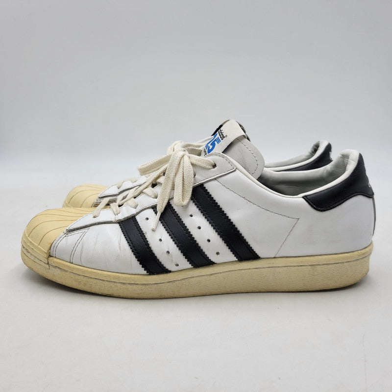 【現状渡し品】【メンズ】 adidas アディダス × NIGO ニゴー SUPERSTAR M21511 スーパースター スニーカー 靴 161-260814-as-14-izu サイズ：26.5cm カラー：ホワイト×ブラック 万代Net店