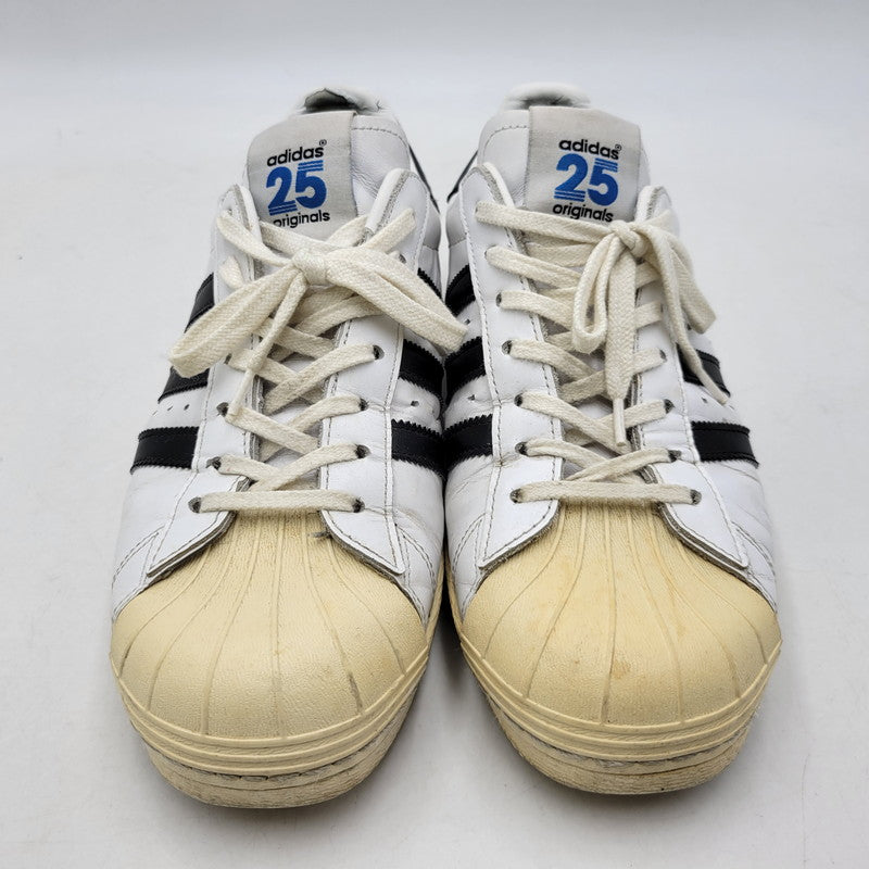 【現状渡し品】【メンズ】 adidas アディダス × NIGO ニゴー SUPERSTAR M21511 スーパースター スニーカー 靴 161-260814-as-14-izu サイズ：26.5cm カラー：ホワイト×ブラック 万代Net店