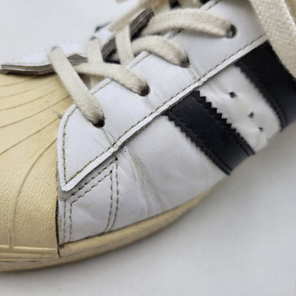 【現状渡し品】【メンズ】 adidas アディダス × NIGO ニゴー SUPERSTAR M21511 スーパースター スニーカー 靴 161-260814-as-14-izu サイズ：26.5cm カラー：ホワイト×ブラック 万代Net店