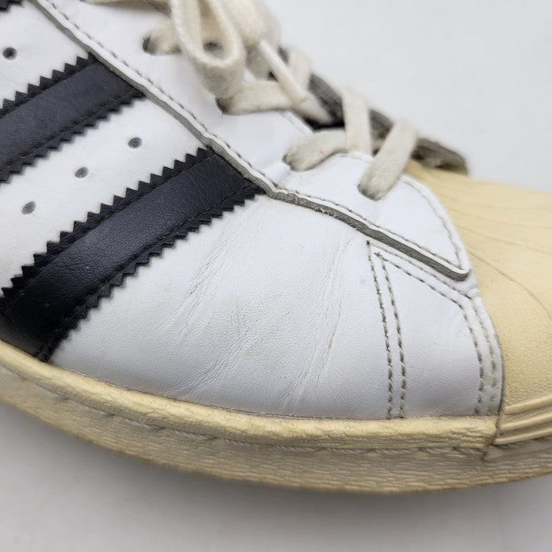 【現状渡し品】【メンズ】 adidas アディダス × NIGO ニゴー SUPERSTAR M21511 スーパースター スニーカー 靴 161-260814-as-14-izu サイズ：26.5cm カラー：ホワイト×ブラック 万代Net店