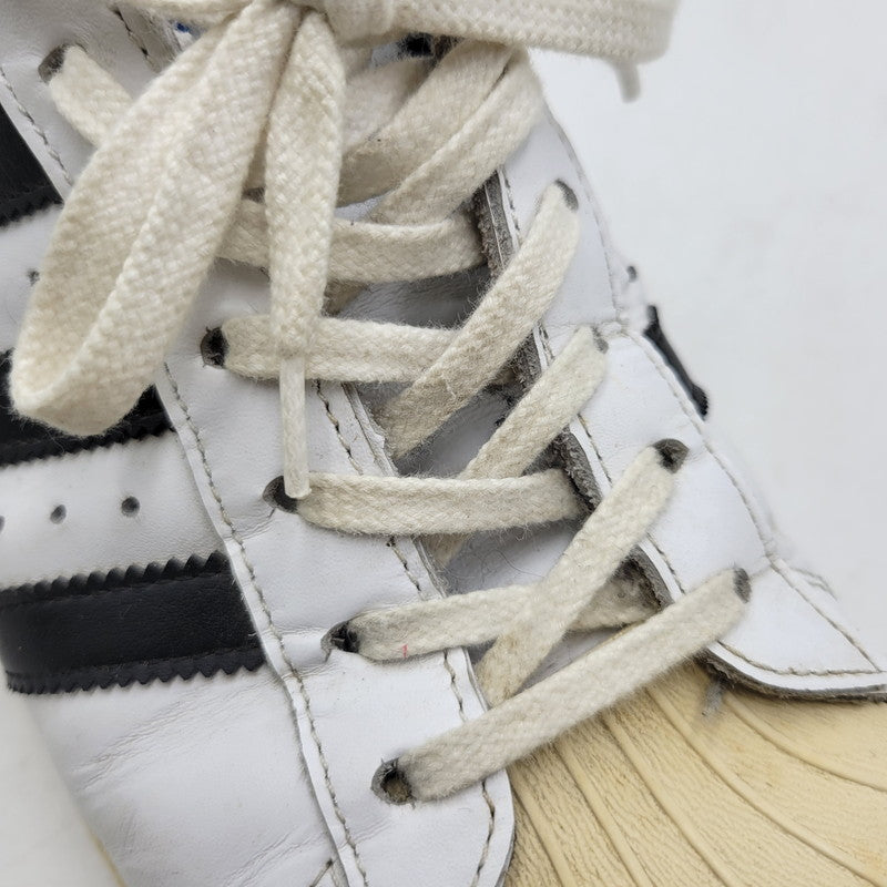 【現状渡し品】【メンズ】 adidas アディダス × NIGO ニゴー SUPERSTAR M21511 スーパースター スニーカー 靴 161-260814-as-14-izu サイズ：26.5cm カラー：ホワイト×ブラック 万代Net店