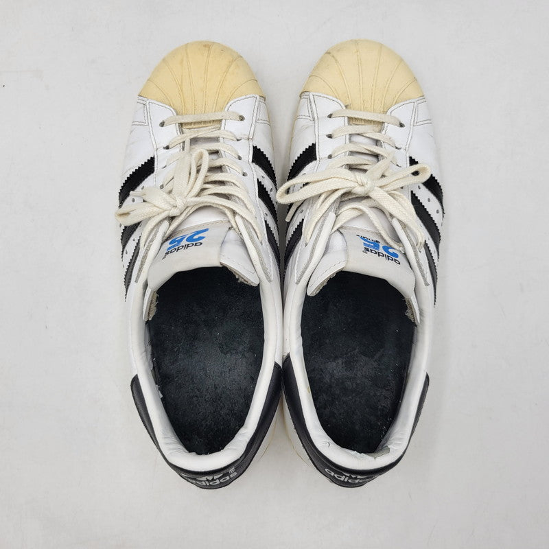 【現状渡し品】【メンズ】 adidas アディダス × NIGO ニゴー SUPERSTAR M21511 スーパースター スニーカー 靴 161-260814-as-14-izu サイズ：26.5cm カラー：ホワイト×ブラック 万代Net店