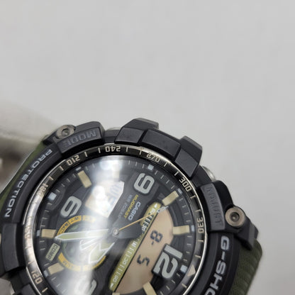 【中古品】【メンズ/レディース】 G-SHOCK ジーショック MUDMASTER GG-10000 マッドマスター アナデジ クォーツ 腕時計 196-260805-ay-17-izu サイズ：56.2 × 55.3 × 17.3 mm カラー：グリーン×ブラック 万代Net店