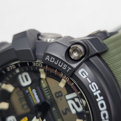 【中古品】【メンズ/レディース】 G-SHOCK ジーショック MUDMASTER GG-10000 マッドマスター アナデジ クォーツ 腕時計 196-260805-ay-17-izu サイズ：56.2 × 55.3 × 17.3 mm カラー：グリーン×ブラック 万代Net店