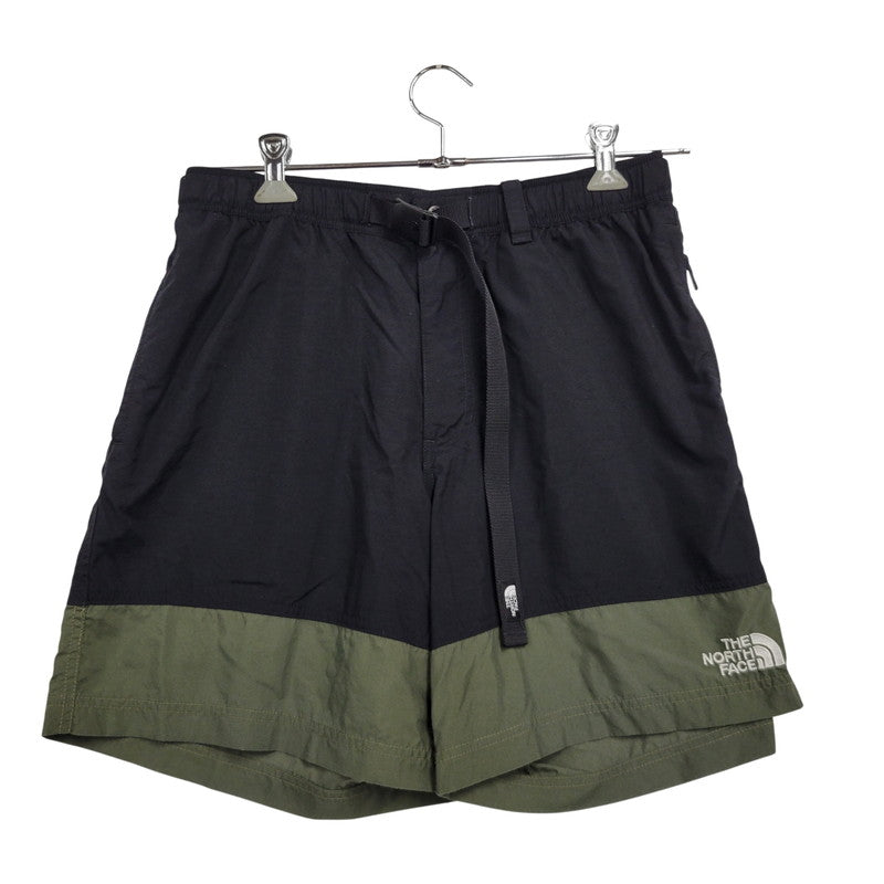 【中古品】【メンズ】 THE NORTH FACE ザ・ノースフェイス NB42130R NUPTSE SHORT ヌプシ ショーツ ショートパンツ ボトムス 155-260812-kh-03-izu サイズ：L カラー：ブラック×グリーン 万代Net店