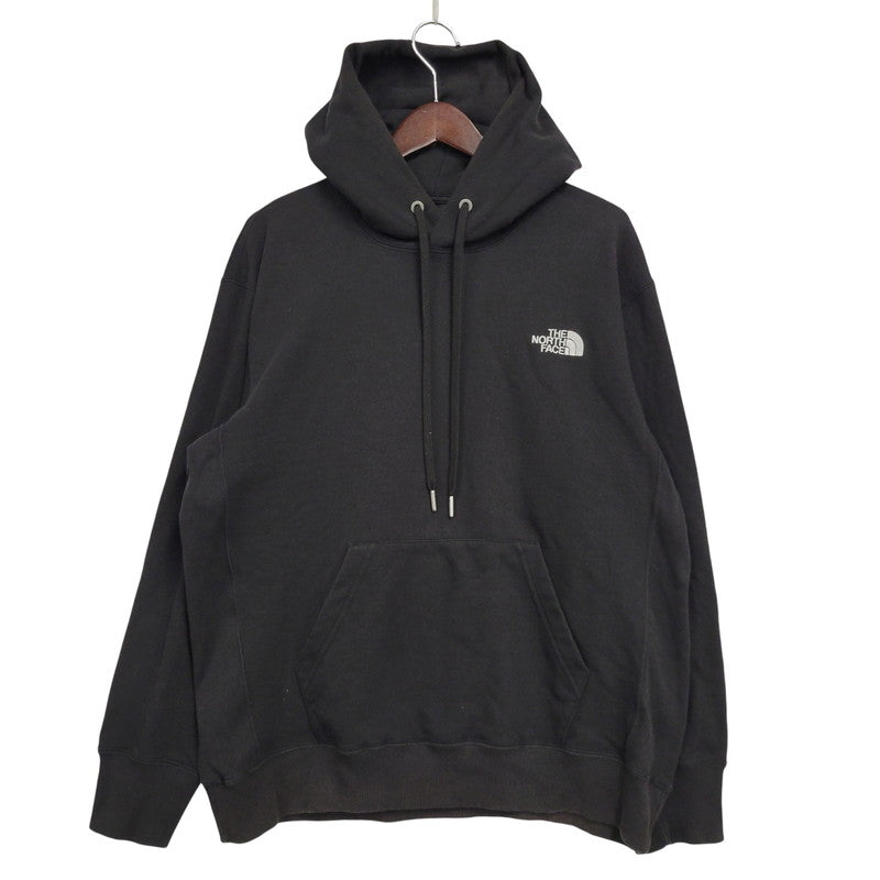 【中古品】【メンズ】 THE NORTH FACE ザ・ノースフェイス NT12333 SQUARE LOGO HOODIE スクエア ロゴ フーディ パーカー トップス 144-260812-kh-04-izu サイズ：XL カラー：ブラック 万代Net店