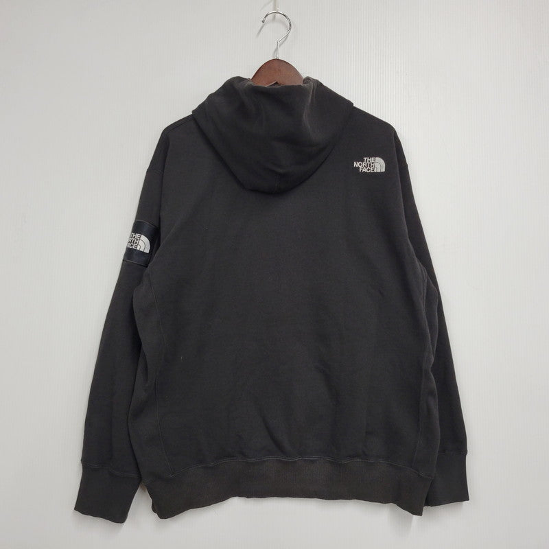 【中古品】【メンズ】 THE NORTH FACE ザ・ノースフェイス NT12333 SQUARE LOGO HOODIE スクエア ロゴ フーディ パーカー トップス 144-260812-kh-04-izu サイズ：XL カラー：ブラック 万代Net店