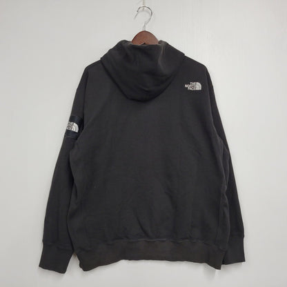 【中古品】【メンズ】 THE NORTH FACE ザ・ノースフェイス NT12333 SQUARE LOGO HOODIE スクエア ロゴ フーディ パーカー トップス 144-260812-kh-04-izu サイズ：XL カラー：ブラック 万代Net店