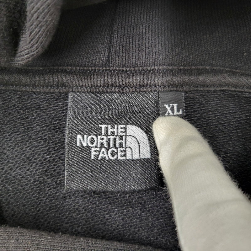 【中古品】【メンズ】 THE NORTH FACE ザ・ノースフェイス NT12333 SQUARE LOGO HOODIE スクエア ロゴ フーディ パーカー トップス 144-260812-kh-04-izu サイズ：XL カラー：ブラック 万代Net店