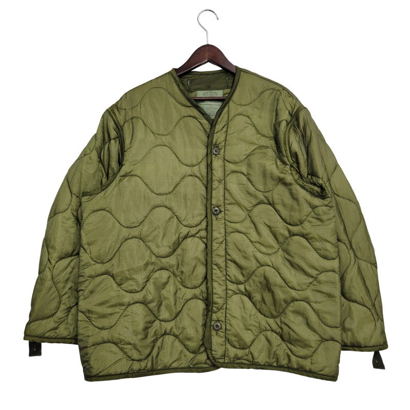 【中古品】【メンズ】 U.S.ARMY ユーエスアーミー 8415-00-782-2888 DLA100-87-C-4089 M-65 QUILTING LINER キルティング ライナー 146-260812-kh-05-izu サイズ：M カラー：グリーン 万代Net店