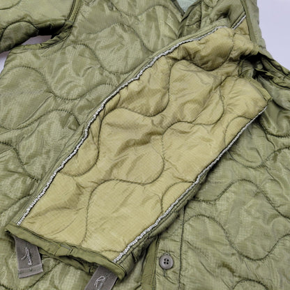 【中古品】【メンズ】 U.S.ARMY ユーエスアーミー 8415-00-782-2888 DLA100-87-C-4089 M-65 QUILTING LINER キルティング ライナー 146-260812-kh-05-izu サイズ：M カラー：グリーン 万代Net店