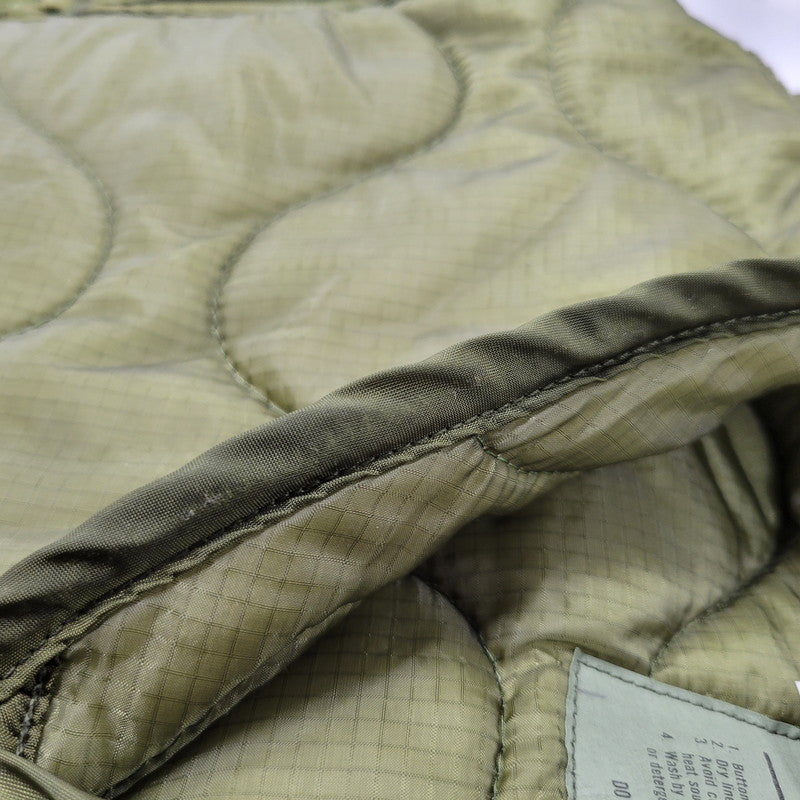 【中古品】【メンズ】 U.S.ARMY ユーエスアーミー 8415-00-782-2888 DLA100-87-C-4089 M-65 QUILTING LINER キルティング ライナー 146-260812-kh-05-izu サイズ：M カラー：グリーン 万代Net店