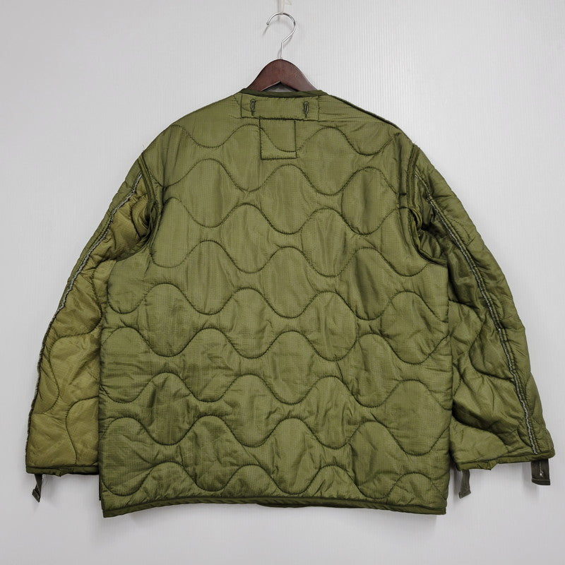 【中古品】【メンズ】 U.S.ARMY ユーエスアーミー 8415-00-782-2888 DLA100-87-C-4089 M-65 QUILTING LINER キルティング ライナー 146-260812-kh-05-izu サイズ：M カラー：グリーン 万代Net店
