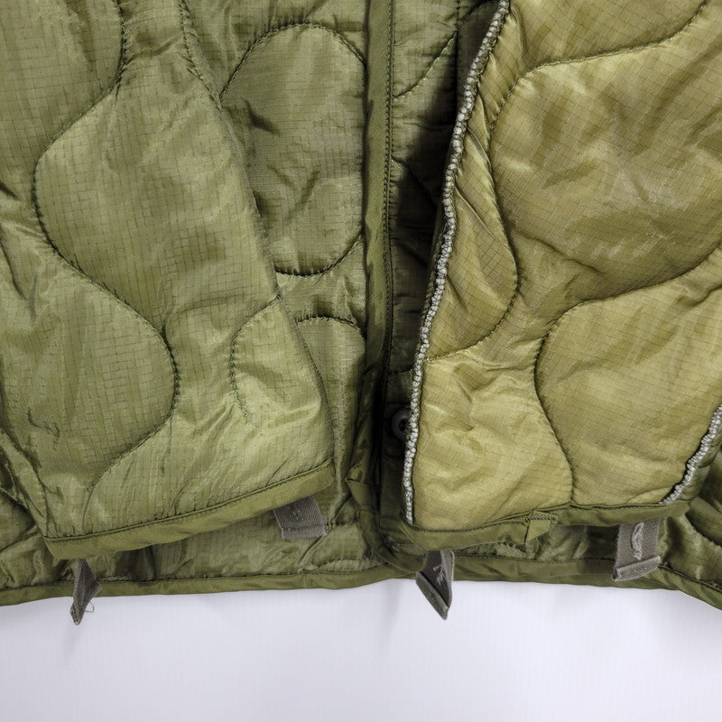 【中古品】【メンズ】 U.S.ARMY ユーエスアーミー 8415-00-782-2888 DLA100-87-C-4089 M-65 QUILTING LINER キルティング ライナー 146-260812-kh-05-izu サイズ：M カラー：グリーン 万代Net店