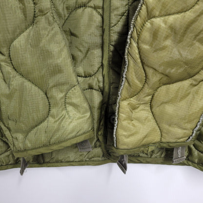 【中古品】【メンズ】 U.S.ARMY ユーエスアーミー 8415-00-782-2888 DLA100-87-C-4089 M-65 QUILTING LINER キルティング ライナー 146-260812-kh-05-izu サイズ：M カラー：グリーン 万代Net店