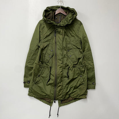 【中古品】【メンズ】 BLACKBARRETT BY NEIL BARRETT ブラックバレットバイニールバレット R1C10-202-76 MODS COAT モッズ コート アウター 141-260812-cs-20-izu サイズ：4 カラー：カーキ 万代Net店